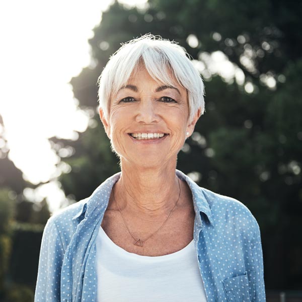 smiling senior woman