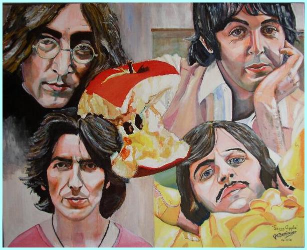 potrait of 4 celebrities