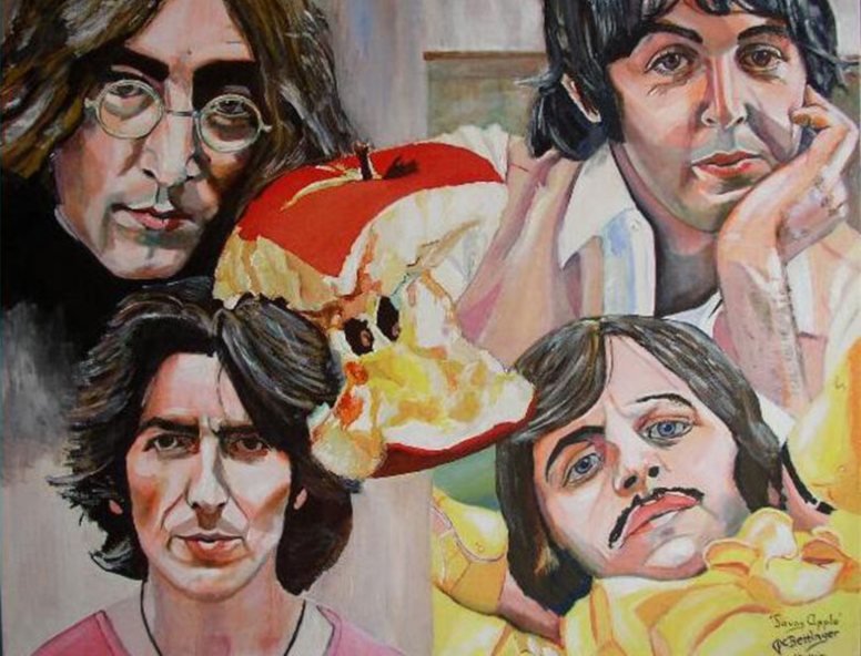 portrait of beatles