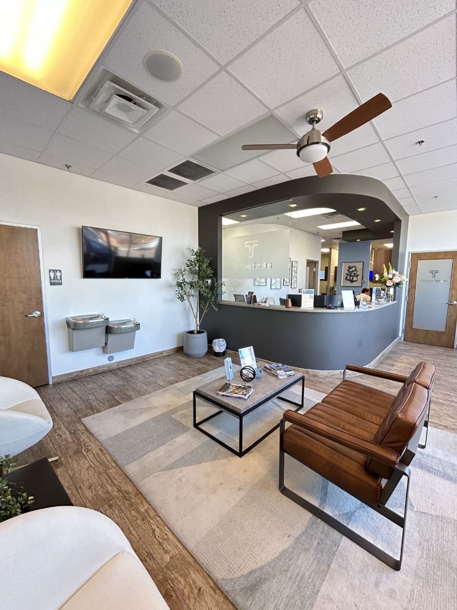 Tempe Smiles front desk and reception area